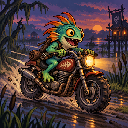Murloc riding a motorcycle — 2026-10-05 20:03 UTC