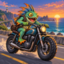 Murloc riding a motorcycle — 2026-10-05 22:03 UTC