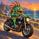 Murloc riding a motorcycle — 2026-10-06 01:03 UTC