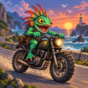 Murloc riding a motorcycle — 2026-10-06 07:04 UTC