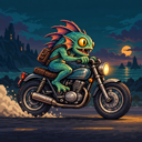 Murloc riding a motorcycle — 2026-10-06 08:03 UTC