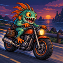 Murloc riding a motorcycle — 2026-10-06 14:02 UTC
