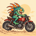 Murloc riding a motorcycle — 2026-10-03 09:04 UTC