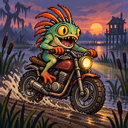 Murloc riding a motorcycle — 2026-10-06 15:03 UTC