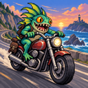 Murloc riding a motorcycle — 2026-10-06 21:03 UTC