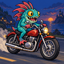 Murloc riding a motorcycle — 2026-10-07 00:03 UTC