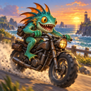 Murloc riding a motorcycle — 2026-10-07 00:05 UTC