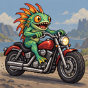 Murloc riding a motorcycle — 2026-10-07 01:01 UTC