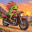 Murloc riding a motorcycle — 2026-10-07 11:03 UTC