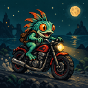 Murloc riding a motorcycle — 2026-10-07 11:04 UTC