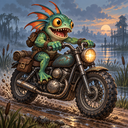 Murloc riding a motorcycle — 2026-10-07 12:04 UTC