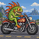 Murloc riding a motorcycle — 2026-10-07 16:04 UTC