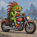 Murloc riding a motorcycle — 2026-10-08 00:02 UTC