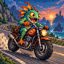 Murloc riding a motorcycle — 2026-10-08 09:04 UTC